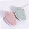 SKISUNO Oval Pumice Stone Foot Rubbing Tool Dead Skin Remover Lightweight Volcanic Pedicure Scrubber for Feet and Hands Callus Removal in Nordic Green view 4