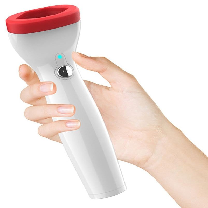 XIUCAI Lip Plumper Device, Electric Lips Filler Beauty Pump, Silicone Plump Lip Enhancer, Lips Enhancer Plumping Volumizing Beauty Tool,White
