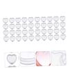 Beaupretty 50Pcs Heart Shape Jars Cosmetic Containers with Cover for Travel and Home Use Compact Sample Storage Pots for Creams Lotions Makeup Portable Dispenser view 4