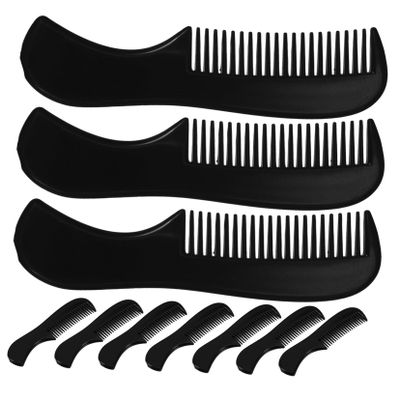 MUSISALY 10pcs Mini Beard Combs for Men Pocket Sized Grooming Combs with Fine Teeth for Detangling and Styling Sleek and Easy for Daily Use and Gift