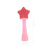 AUTSUPPL Silicone Facial Cleansing Brush Pink Manual Face Massage Tool Lightweight Portable Skin Care Accessory for Women Home and Travel Use view 2