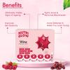GENERIC N.u.t.r.i.G.l.o.w Wine Facial Kit with Red Grape Extracts  6-Step Skincare Routine for All Skin Types, 260g | Includes Free 5-in-1 Face Massager for Men & Women view 4