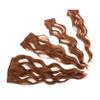 CATIEBYE 4Pcs Clip In Long Wave Hair Extensions Lightweight Curly Hairpiece for Women with Invisible Clips Easy to Apply and Remove for Parties and Daily Wear view 1