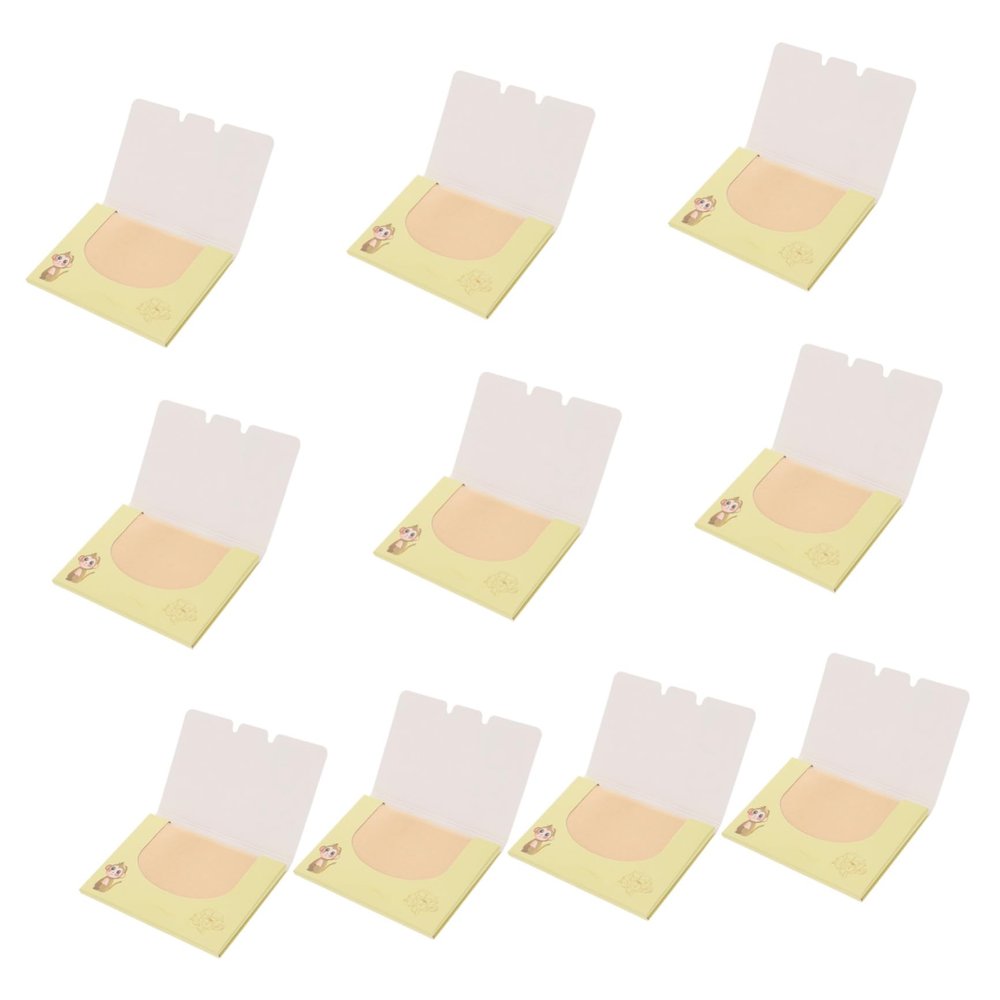 MUSISALY 10 Boxes Oil Absorbing Facial Tissues Lightweight Makeup Blotting Paper for Oily Skin Instant Pads Convenient Portable for Daily Skincare