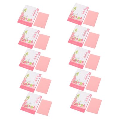 BUTIFULSIC 10 Boxes Facial Oil Blotting Paper Ultra Thin Absorbing Portable for Oily Skin Total Matte Finish Without Residue