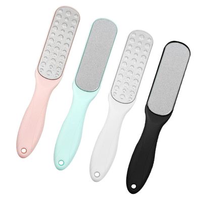 ETHZZLE 4pcs Double Sided Foot File Pedicure Callus Remover for Dead Skin Exfoliating Foot Care Tool Washable Reusable for Home and Salon Use