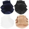 Beaupretty 4 Pairs Moisturizing Gel Heel Socks for Cracked Heels Comfortable Breathable Cotton Half Feet Socks with Gel Lining for Men and Women Soft Protective Covers for Dry Rough Skin view 1