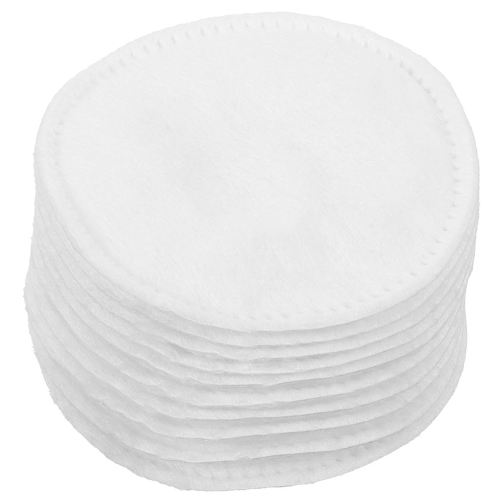 OATIPHO 200 Pcs Thickened Three Layer Makeup Cotton Rounds Soft Facial Pads for Makeup Removal Skin Friendly Disposable and Odorless Cotton Pads for Face Cleansing