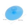 Beaupretty 2pcs Silicone Face Massager Brush Small Non Slip Handle Facial Cleansing Pads for Women Gentle Exfoliation Deep Cleaning in Sky Blue and Rose Red view 2