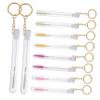 WOFASHPURET 10 pcs Eyelash Brush with Tubes and Keychain for Women Portable Makeup Lash Brushes Durable Plastic Spoolies for Easy Storage and Gift Giving view 1