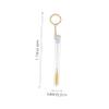 WOFASHPURET 10 pcs Eyelash Brush with Tubes and Keychain for Women Portable Makeup Lash Brushes Durable Plastic Spoolies for Easy Storage and Gift Giving view 2