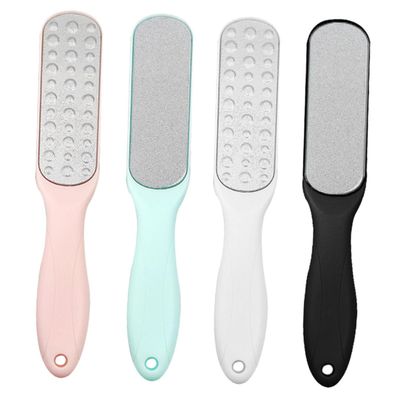 Baluue 4pcs Double Sided Foot Files Callus Remover Handheld Pedicure Tools for Dead Skin Removal and Foot Care for Home and Salon Use
