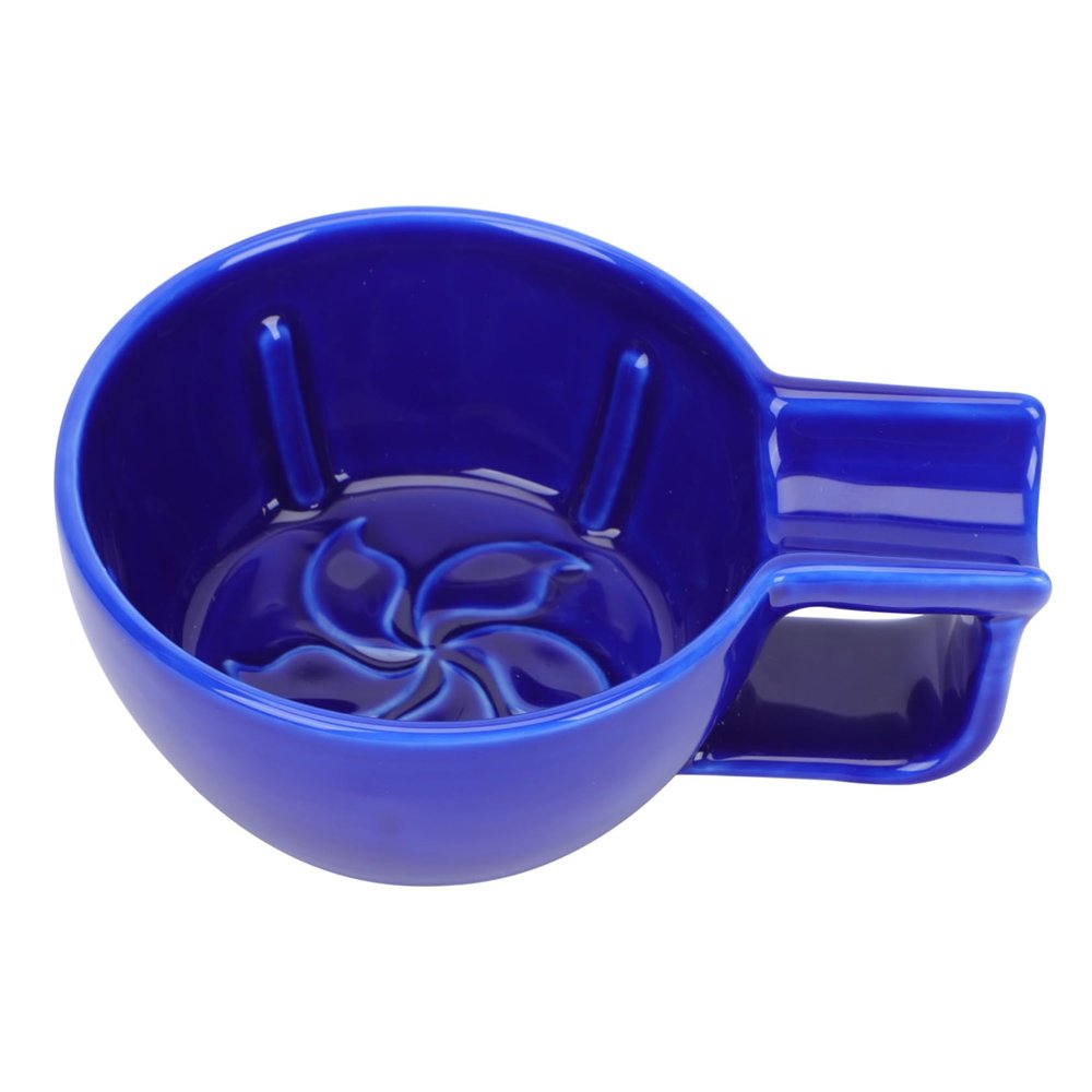 Beatifufu Ceramic Shaving Bubble Bowl for Men Durable Large Capacity Foaming Container Portable and Practical Home Use Fine Workmanship Easy Lathering and Cleaning