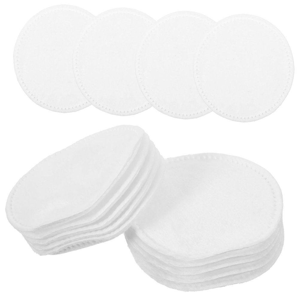 AUTSUPPL 200 Pcs Thickened Three Layer Makeup Cotton Pads Disposable Facial Remover Soft Skin Friendly Round Cotton for Makeup Removal