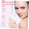 COSMEVIVI Manual Facial Cleansing Brush White Compact Durable Face Wash Tool for Gentle Exfoliation and Facial Massage Relaxing Skin Care with Soft Bristles Enhance Absorption view 3