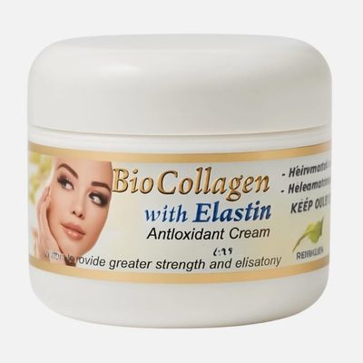 Bio Collagen Elastin Antioxidant Cream, Face and Body Moisturizer for Mature Skin, with Smooth Texture and Elegant Packaging, Suitable for Day and Night Skincare Routine 1 pack 2 oz