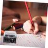 COOLHIYA 4pcs Double Eyeliner Pencil Sharpener Durable Cosmetic Tool for Small and Makeup Pencils Safe and Craftsmanship Design Black Random Color view 2