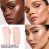 P4TRICK.TA - Cream and Powder Highlighter Duo - Smooth Shimmer Finish for Face Highlighting, Natural Glow - Color: Sugar - champagne shimmer view 2