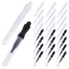 COSMEVIVI 60 pcs Micro Eyebrow Brushes with Caps Protective Brow Lamination Spoolie Tools Lightweight Portable Bulk for Precise Grooming and Makeup Application view 1