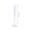 COSMEVIVI 60 pcs Micro Eyebrow Brushes with Caps Protective Brow Lamination Spoolie Tools Lightweight Portable Bulk for Precise Grooming and Makeup Application view 2