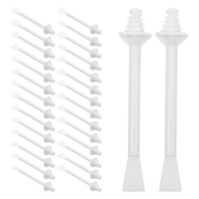 Didiseaon 100pcs Nose Wax Sticks, Dual-Ended Wax Applicator for Nose Hair Removal Cleaning Including Eyebrow and Ear Hair Removal Tools