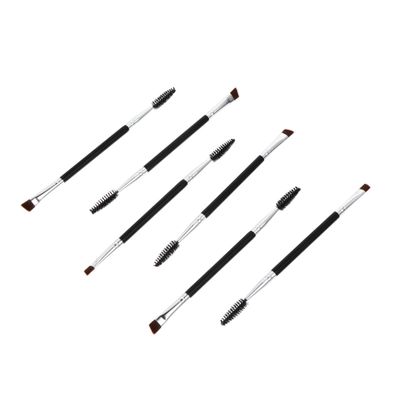 ETHZZLE 6Pcs Double Ended Brow and Eyelash Brush Portable Makeup Tools for Precise Application Multifunctional Design for Eyebrows and Lashes Birthday Makeup Lovers