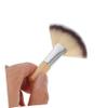 Beavorty 4Pcs Fan Makeup Brushes with Sturdy Handles Soft Synthetic Bristles for Face Highlighting Blush and Loose Powder Blending Professional Cosmetic Tools for Women view 3
