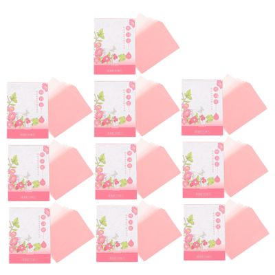 COSMEVIVI 10 Boxes Oil Blotting Paper for Face Portable Skin Care Tissues with Absorbing Oil Control Pads for Oily Face and Makeup Shine Unisex Design for Home Gym Office Use