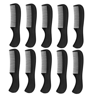 COSMEVIVI 10pcs Durable Plastic Mustache and Pocket Beard Combs for Men Portable Mini Grooming for Hair and Facial Styling Comfortable and Compact for Go Use