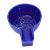 Healifty Ceramic Shaving Bubble Container with Handle Practical Blue Foaming Bowl for Men Smooth Polished Edges Durable Design for Home and Barber Use Family and Friends view 1