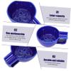 Healifty Ceramic Shaving Bubble Container with Handle Practical Blue Foaming Bowl for Men Smooth Polished Edges Durable Design for Home and Barber Use Family and Friends view 3