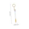 BUTIFULSIC 10 pcs Makeup Lash Brush with Keychain and Tubes for Women Portable Lightweight Eyelash Brushes with Decorative Crystal Design High Grade Material Cosmetic Applicators Gift view 2