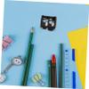 FOMIYES 4pcs Dual Eyeliner Pencil Sharpener for Women Durable Makeup Tool for Small Cosmetic Pencils Black Random Color view 3