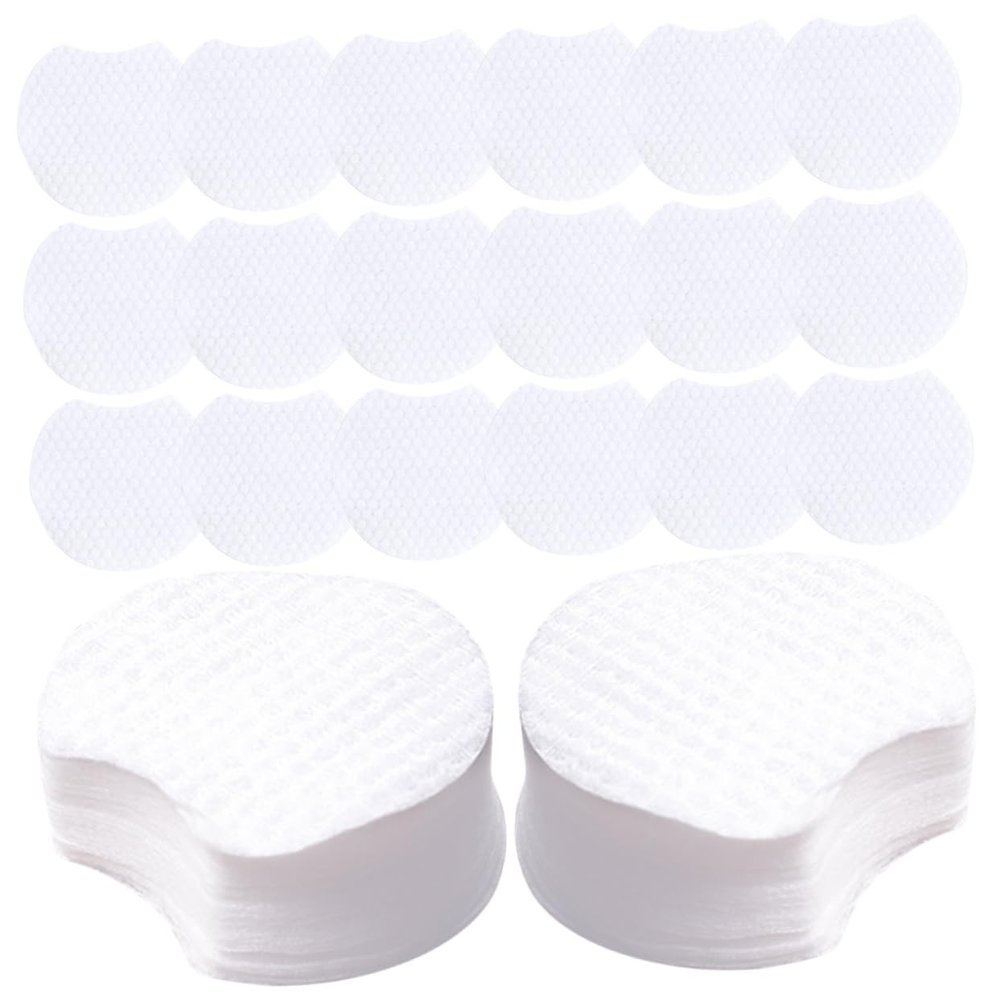 HAKIDZEL 1200Pcs Thick Small Makeup Remover Pads for Face Cleansing Non Woven Cosmetic Pads with Pearl Texture Gentle Exfoliating for Deep Pore Cleaning and Oil Removal