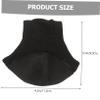 Healeved 4 Pairs Toeless Gel Heel Socks for Cracked Heel Repair Moisturizing Covers with Durable Breathable Material for Men and Women Foot Care and Dry Skin Treatment view 2