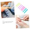 FOMIYES 4 Pairs Silicone Nail Cutter Handle Covers Ergonomic Non Slip Cuticle Trimmer Protection Sleeves Lightweight Durable Manicure Scissors Grip Enhancers for Secure Random Color view 2