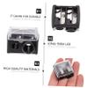 BUTIFULSIC 4pcs Double Eyebrow Pencil Sharpener for Women Compact Makeup Tool for Eyeliner and Lip Liner Pencils Precise Wood Sharpening Without Chipping Travel Friendly Black Random Color view 3