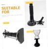 Healifty Adjustable Wig Mannequin Head Stand with Strong Suction Base Durable and Flexible Hairdressing Display Holder for Styling and Training Compact and Stable Rack for Wigs and view 4