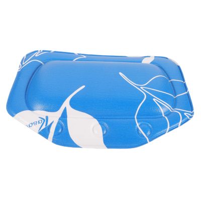 BUTIFULSIC Suction Cup Bathtub Pillow with Ergonomic Neck and Shoulder Support Comfortable Bath Head Rest Cushion for Spa Shower and Relaxation Supple Blue Foam Tub Pillow for Back Comfort