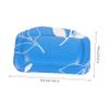 BUTIFULSIC Suction Cup Bathtub Pillow with Ergonomic Neck and Shoulder Support Comfortable Bath Head Rest Cushion for Spa Shower and Relaxation Supple Blue Foam Tub Pillow for Back Comfort view 3