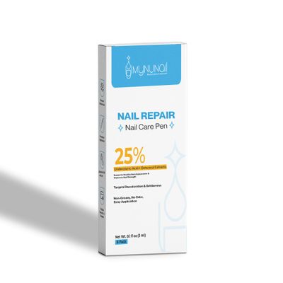 MyNuNail Nail Care/Conditioning Pen Botanical Oils for Healthy, Clear-Looking Toenails and Fingernails Fast Precision Brush Application Nail Repair Pen, Appearance of Clear Nails - Pack of 6
