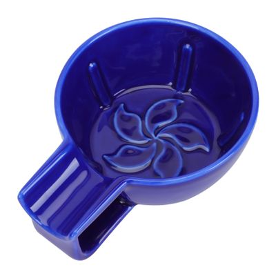 Baluue Portable Ceramic Shaving Soap Bowl for Men Durable Wide Mouth Barber Tool Smooth Edged Shaving Bubbling Vessel for Use Male Grooming