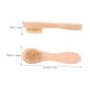 ETHZZLE 5pcs Manual Facial Cleansing Brush with Soft Wooden Handle Deep Cleansing Skin Care Tools for Pore Cleaning and Face Massage Durable and Gentle Exfoliator for Women view 2