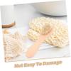 ETHZZLE 5pcs Manual Facial Cleansing Brush with Soft Wooden Handle Deep Cleansing Skin Care Tools for Pore Cleaning and Face Massage Durable and Gentle Exfoliator for Women view 3