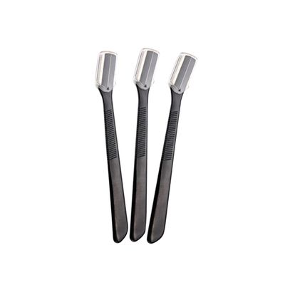 COSMEVIVI 12Pcs Safety Eyebrow Trimmer Lightweight Non Slip Grip Multi Function Eyebrow Razors Practical Makeup Accessories for Precise Grooming and Travel Friendly Use