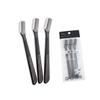 COSMEVIVI 12Pcs Safety Eyebrow Trimmer Lightweight Non Slip Grip Multi Function Eyebrow Razors Practical Makeup Accessories for Precise Grooming and Travel Friendly Use view 2