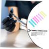 BUTIFULSIC 4 Pairs Silicone Cuticle Nipper Handle Covers Non Slip Protective Sleeve for Dead Skin Scissors Ergonomic Design Durable Safe Replacement for Manicure Tools Random Color view 2