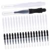 COOPHYA 60 pcs Portable Tiny Eyebrow Lamination Brush with Caps Multi Functional Brow Brush Tool Bulk Lightweight Protective Micro Spoolies for Precise Grooming and Dust Prevention view 1