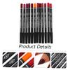 NOLITOY 12Pcs Lip Liner Pencil Smooth Matte Lip Line Tool Wood Material and Smudge Resistant and view 3
