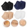 BIUDECO 4 Pairs Toeless Moisturizing Heel Socks Comfortable Gel Covers Breathable Cotton Material for Dry Cracked Feet Protection and Softening Fits Men and Women Reusable and Durable view 3